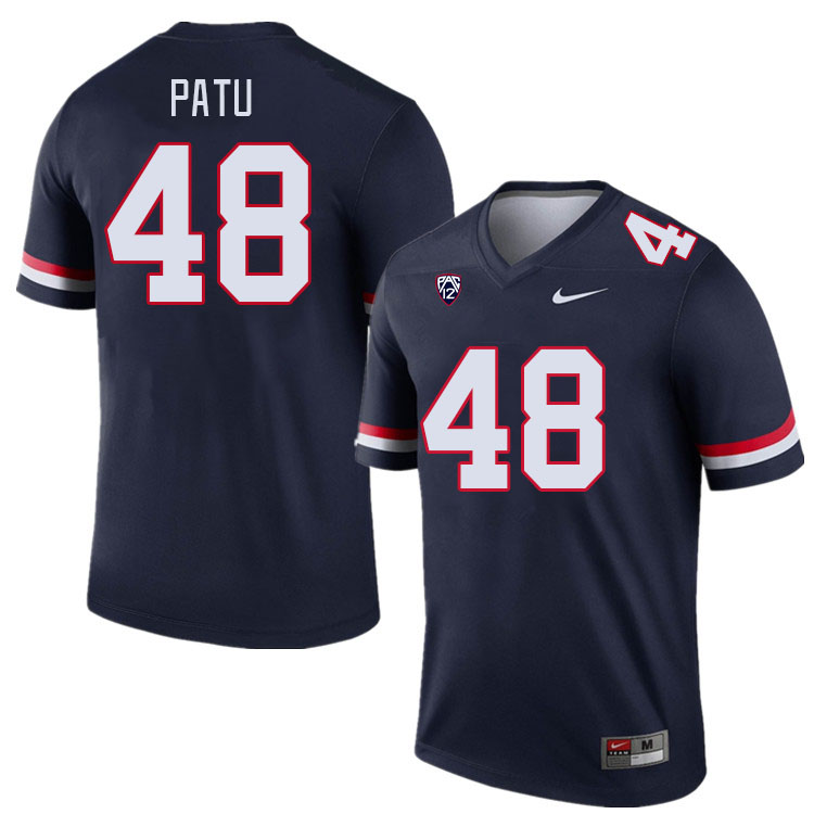 Men #48 Orin Patu Arizona Wildcats College Football Jerseys Stitched-Navy